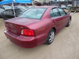 2002 MITSUBISHI GALANT ES 4DR RED 2.4 AT 193909